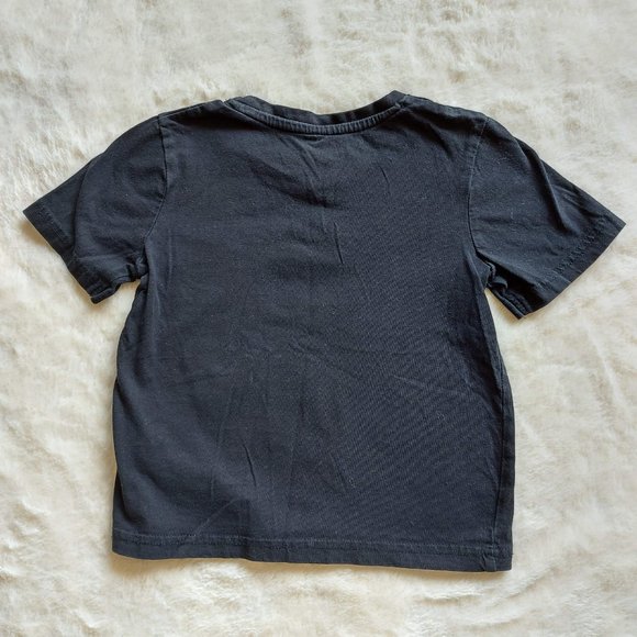 Batman Logo Kids Black Graphic Tee - Picture 6 of 6